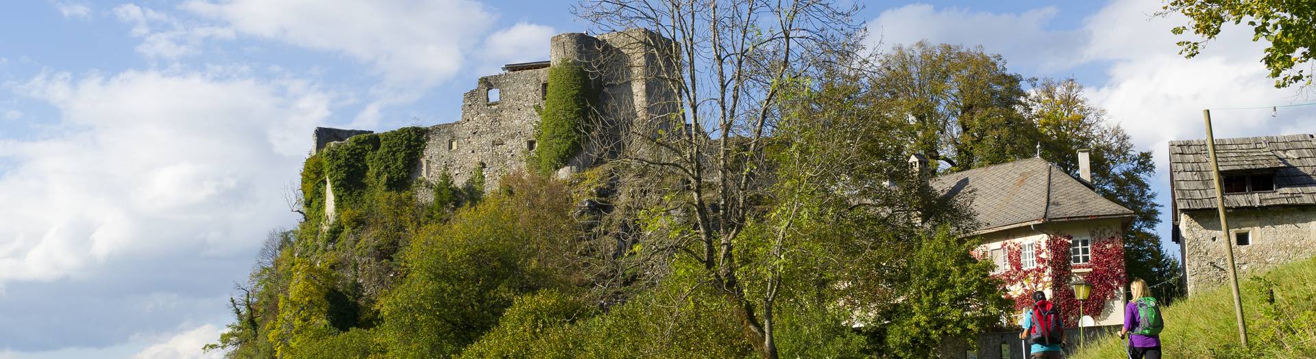 Alpe Adria Trail - Burgruine Finkenstein