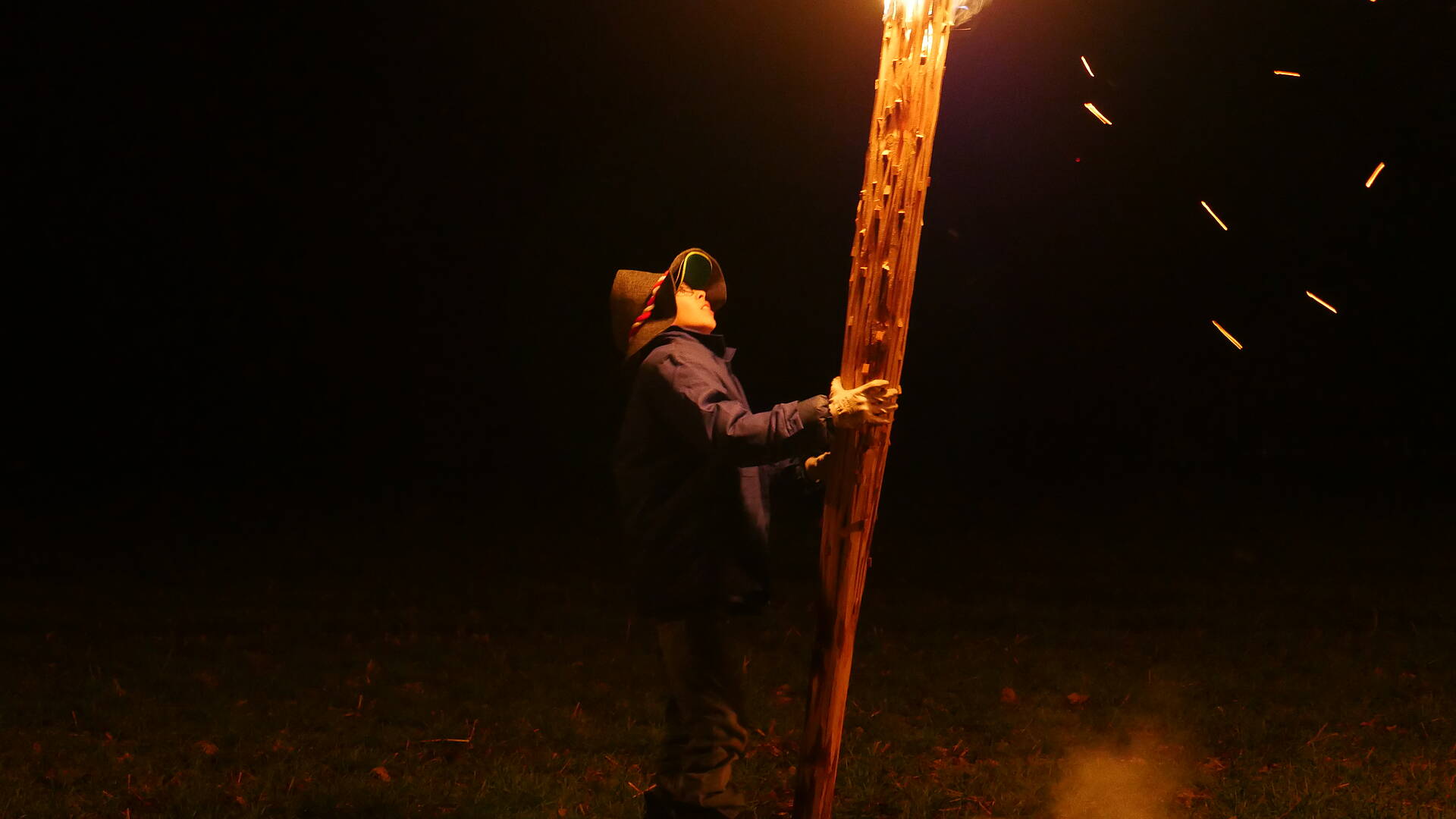 Fackeltragen in Goesseling, Osterbrauch in Kärnten