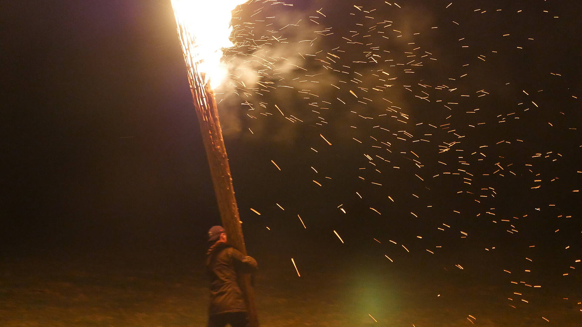 Fackeltragen in Goesseling, Osterbrauch in Kärnten