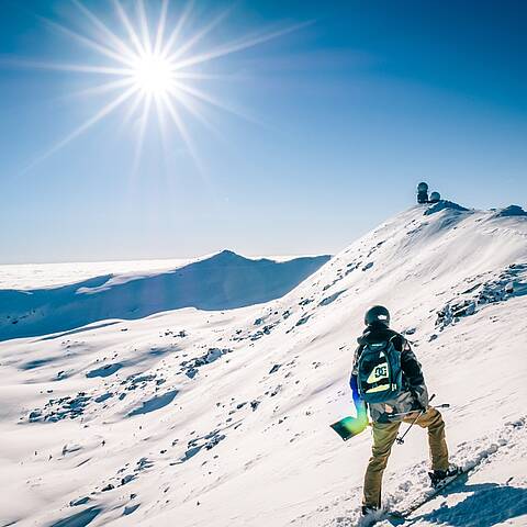Mit Luca Tribondeau Freeriden auf der Koralpe