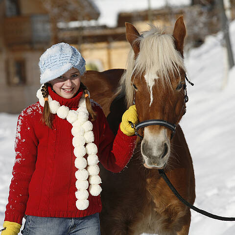 Urlaub am Bauernhof im Winter