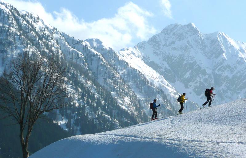 Skitour im Lesachtal in der Naturarena Kärnten