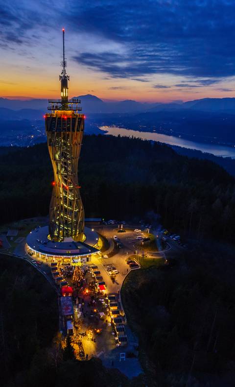 Pyramidenkogel im Advent