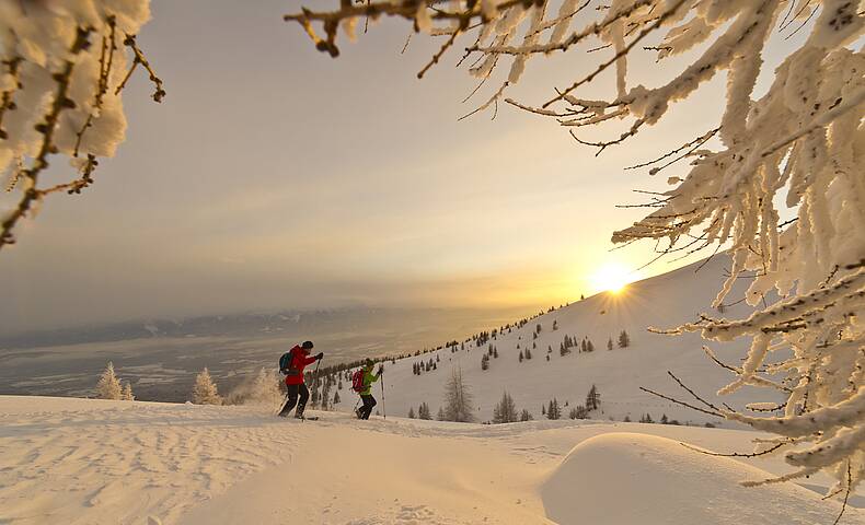 Schneeschuhwandern auf der Gerlitzen Alpe