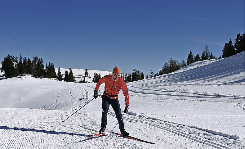 Langlaufen am Dobratsch