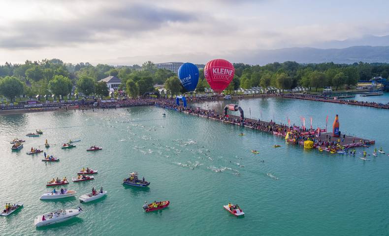 Ironman Schwimmstart Klagenfurt