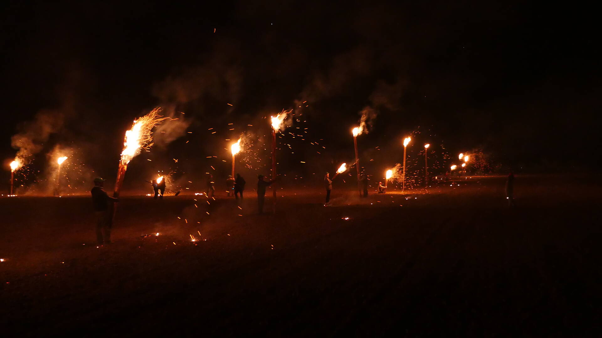 Fackeltragen in Goesseling, Osterbrauch in Kärnten