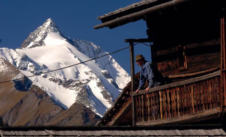 Heiligenblut mit Blick auf den Grossglockner