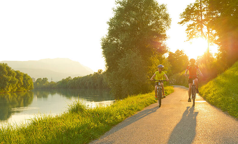 Am Drauradweg bei Villach