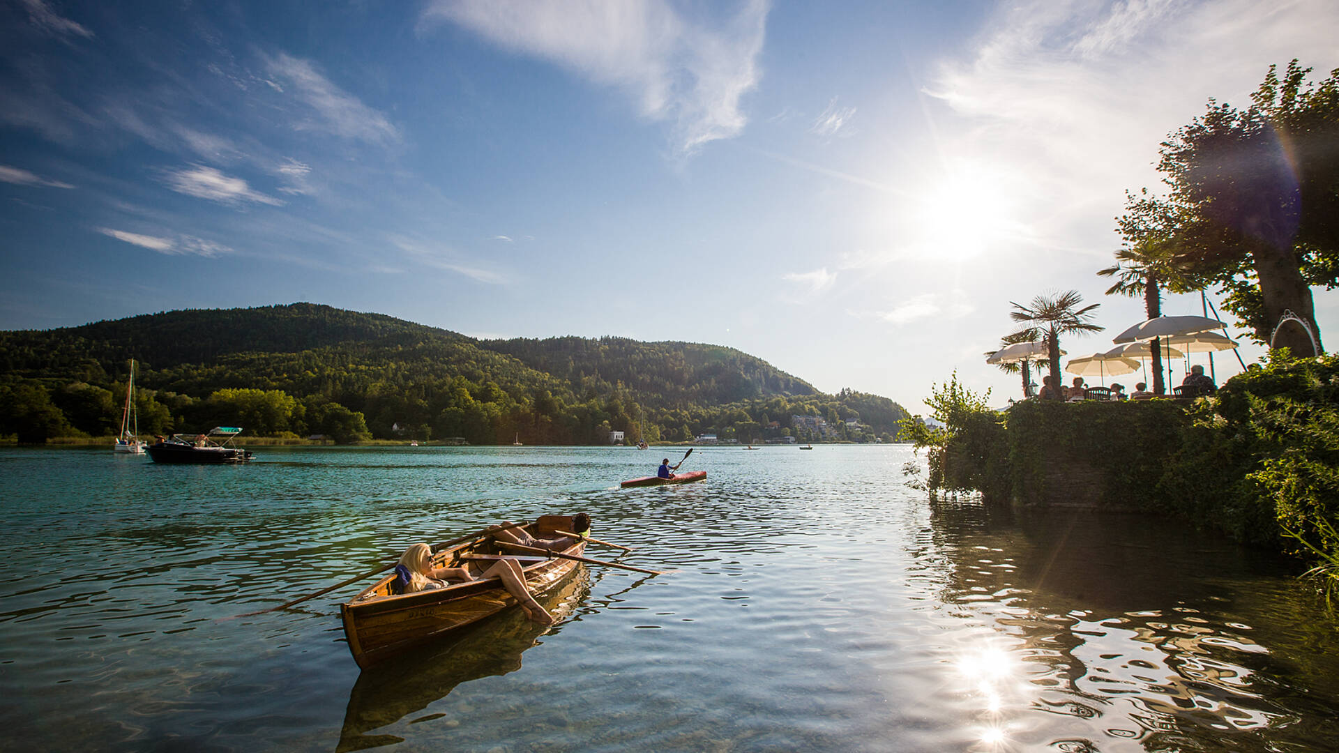 Ruderboot am Wörthersee