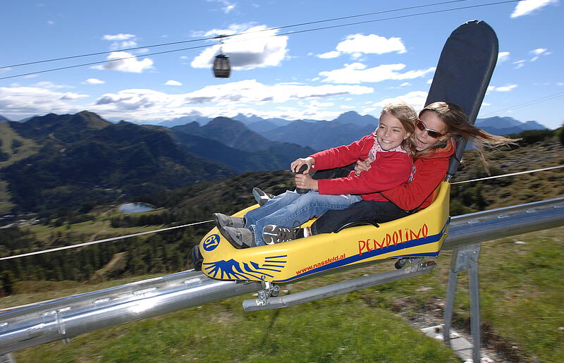 Nassfeld Kaernten Sommerrodelbahn Pendolino