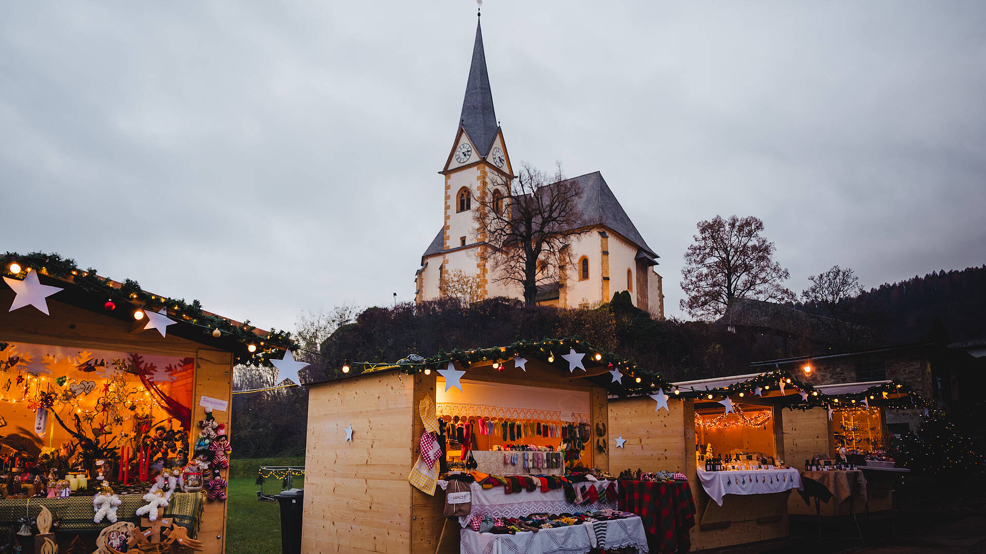 Kirchenadvent in Maria Wörth mit Maria Wörther Kirche