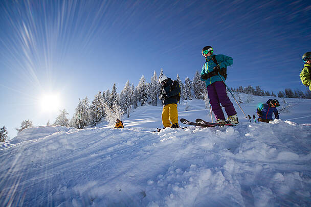 Skifahren am Goldeck
